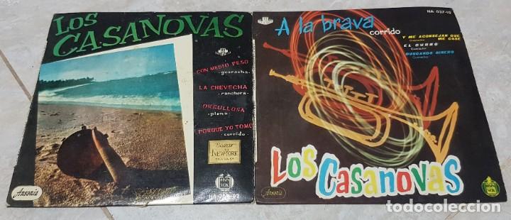 Disques de vinyle: Lote de 2 EPs - Los Casanovas - 1959 y 1960 -