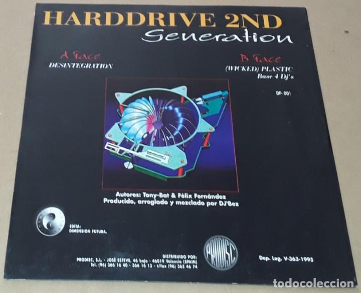 Discos de vinilo: MAXI SINGLE - HARDDRIVE - 2ND TRANCE GENERATION - DESINTEGRATION / ( WICKED ) PLASTIC - Foto 2