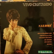 Discos de vinilo: SALOMÉ - VIVO CANTANDO - EUROVISION 69 TEATRO REAL DE MADRID CARPETA ABIERTA FOTOS EN EL INTERIOR. Lote 211419737