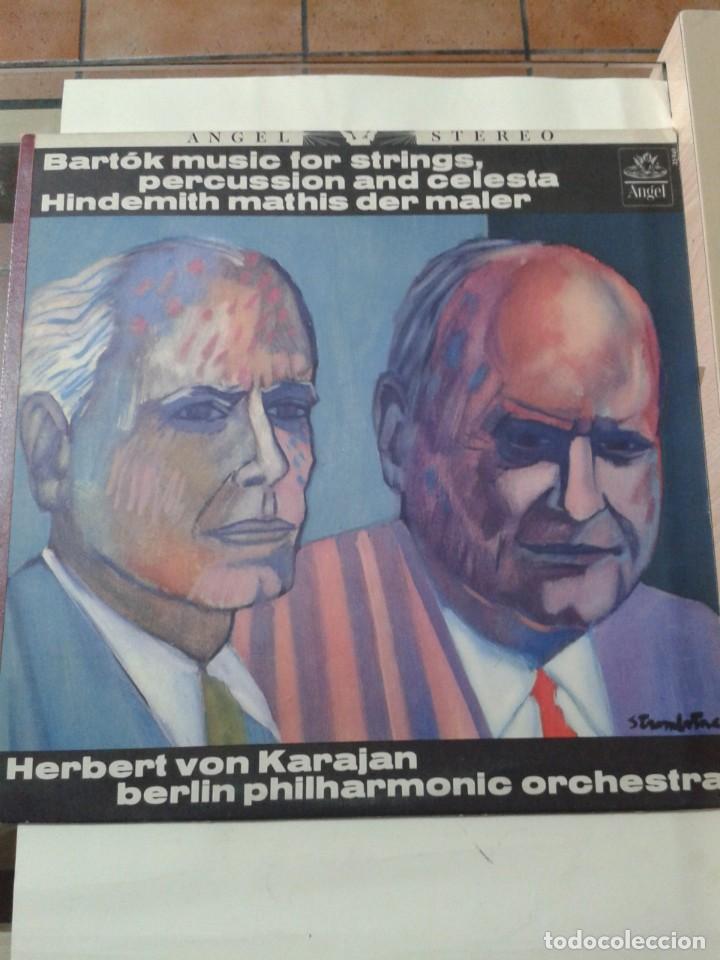 Discos de vinilo: BARTOK MUSIC FOR STRINGS, PERCUSSION AND CELESTA. HINDEMITH MATHIS DER MALER - Foto 1
