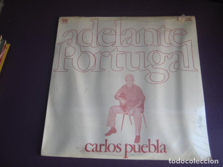 Disques de vinyle: Carlos Puebla Adelante Portugal LP ZAFIRO 1981 - FOLK CUBA - VINILO SIN ESTRENAR, PORTADA ONDULADA