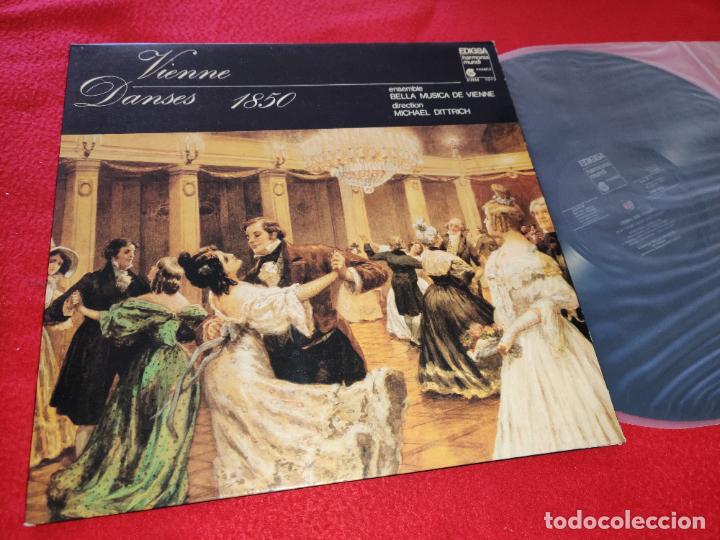 Disques de vinyle: VIENNE 1850 DANSES Ensemble Bella Musica Vienne Dir.M.Dittrich LP 1980 Edigsa ESPA&Ntilde;A SPAIN EX