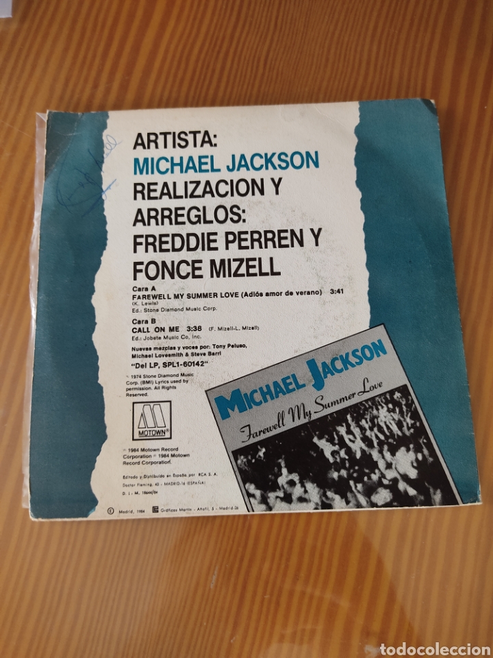 Discos de vinilo: Disco vinilo single MICHAEL JACKSON - Foto 2