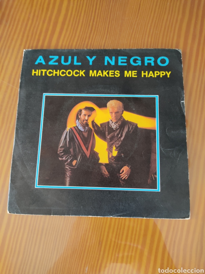 Discos de vinilo: Disco vinilo single AZUL Y NEGRO - Foto 1