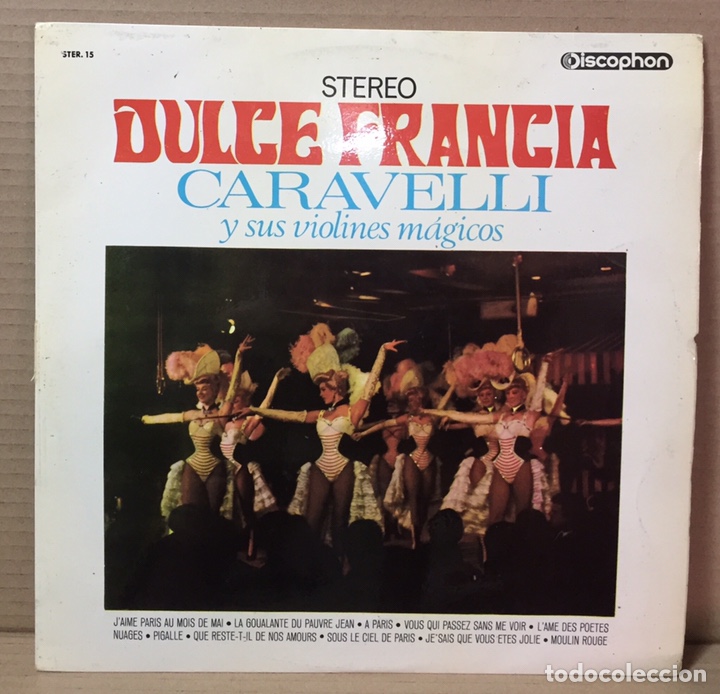 Discos de vinilo: LP DULCE FRANCIA - CARAVELLI Y SUS VIOLINES M&Aacute;GICOS - Foto 1