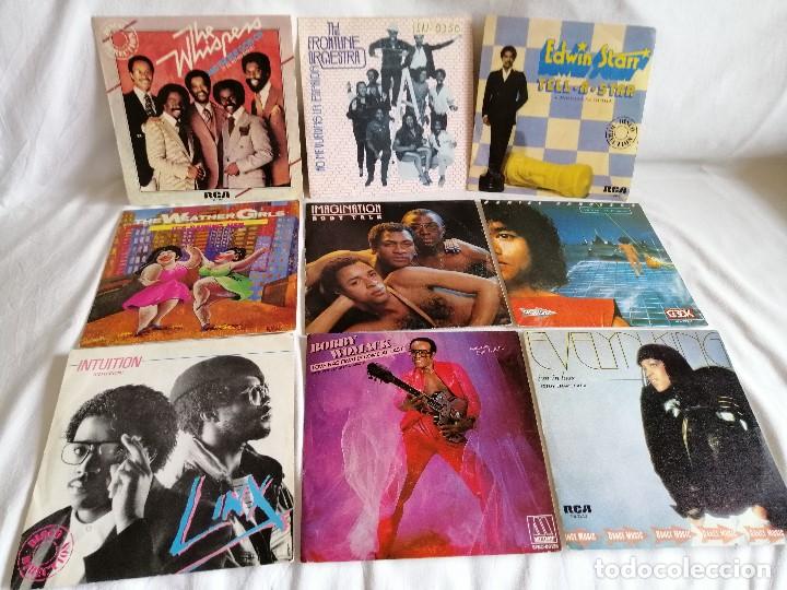 Discos de vinilo: lote 9 singles musica negra a&ntilde;os 80 spain excelente en liquidacion ver mas informacion