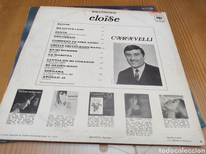 Discos de vinilo: Disco vinilo LP CARAVELLI - Foto 2