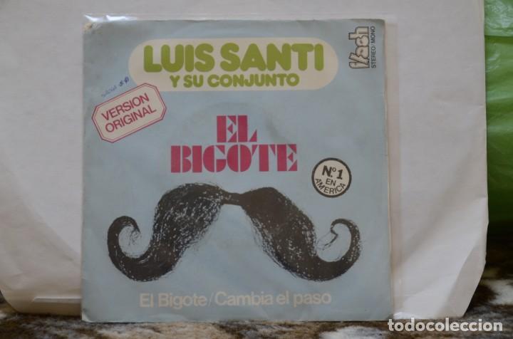 Dischi in vinile: DISCO VINILO SINGLES LUIS SANTI Y SU CONJUNTO. EL BIGOTE