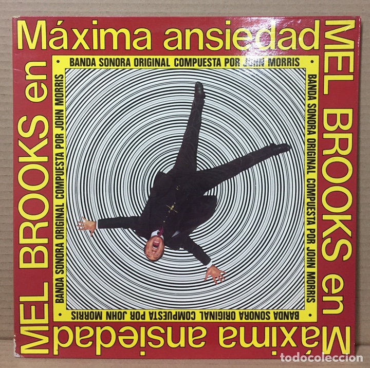 Discos de vinilo: BSO MEL BROOKS -MAXIMA ANSIEDAD -LP JOHN MORRIS - Foto 1