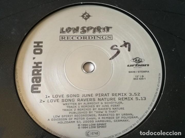 Discos de vinilo: Mark Oh - Love Song (Remix) - 1994 - Foto 2