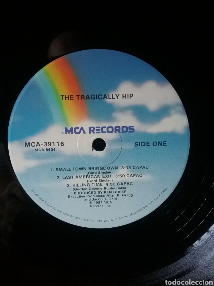 Discos de vinilo: The Tragically Hip 1987 Canadienses - Foto 4