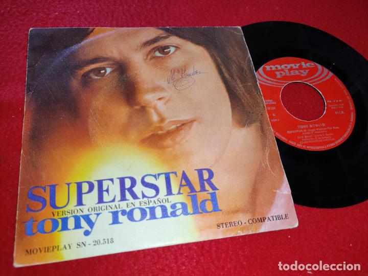 Disques de vinyle: TONY RONALD SUPERSTAR / TODO HA PASADO 7'' SINGLE 1971 MOVIEPLAY SOUL DANCER