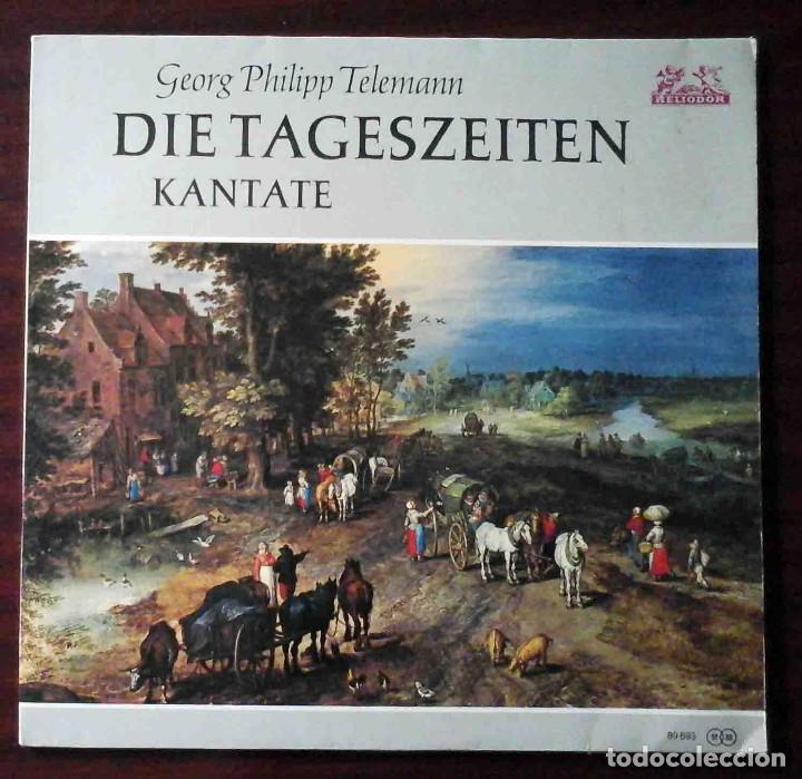 Discos de vinilo: LP Georg Philipp Telemann &ndash; Die Tageszeiten - Kantate (Cantata) Alemania