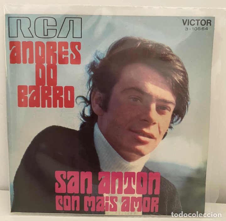Dischi in vinile: ANDRES DO BARRO-SAN ANTON /CON MAIS AMOR/SINGLE 1970 RCA VICTOR,ESPA&Ntilde;A
