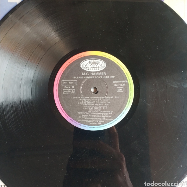 Discos de vinilo: M. C. Hammer please Hammer dont hurt em - Foto 4