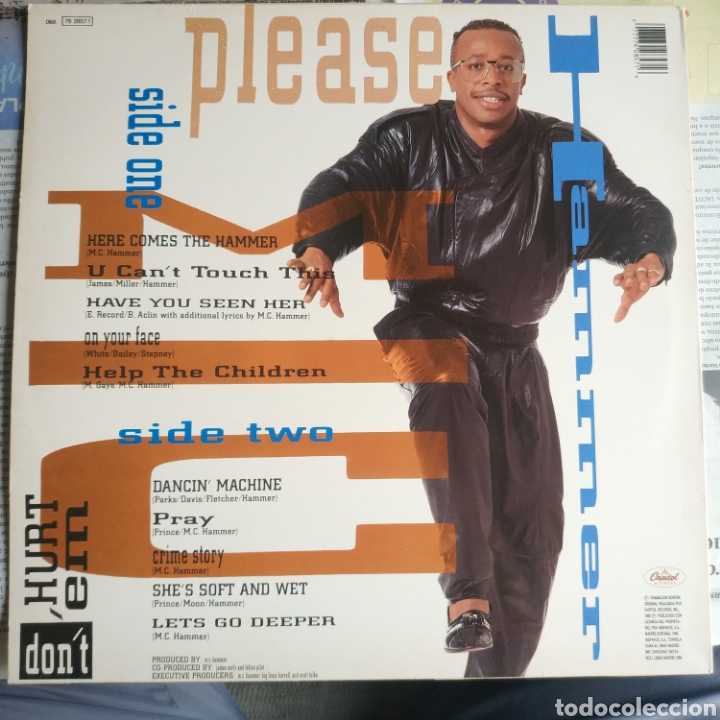 Discos de vinilo: M. C. Hammer please Hammer dont hurt em - Foto 1