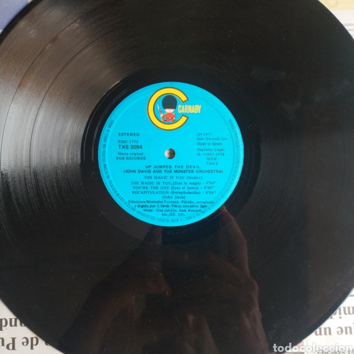 Discos de vinilo: Jumped the devil John Davis and the monster orchestra - Foto 2