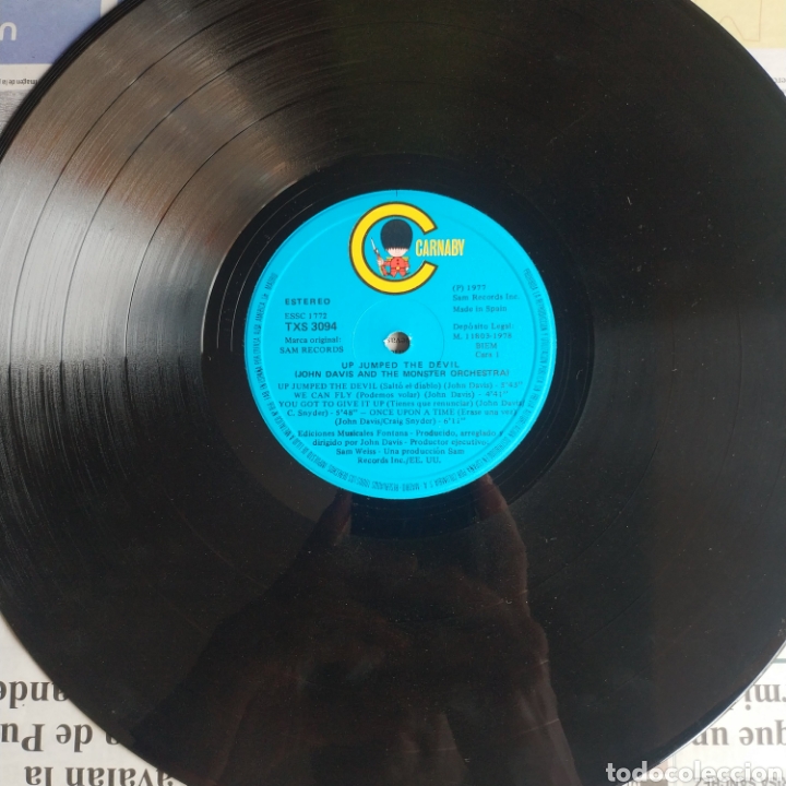 Discos de vinilo: Jumped the devil John Davis and the monster orchestra - Foto 3