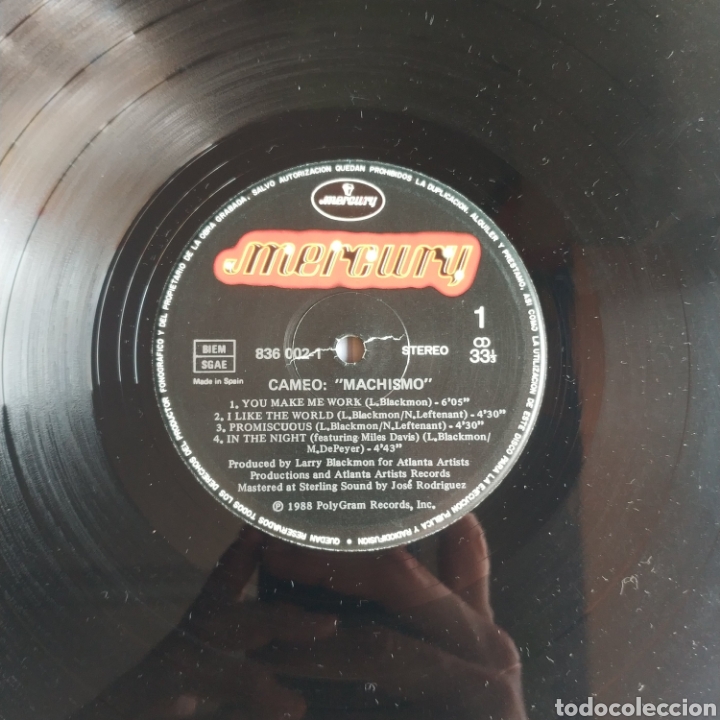 Discos de vinilo: Cameo. machismo - Foto 3