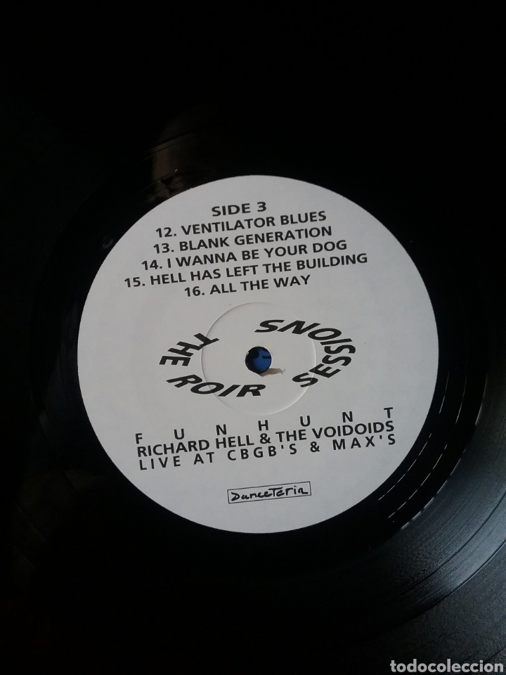Discos de vinilo: RICHARD HELL & THE VOIDOIDS Live 1978 Lp doble 3 caras - Foto 4