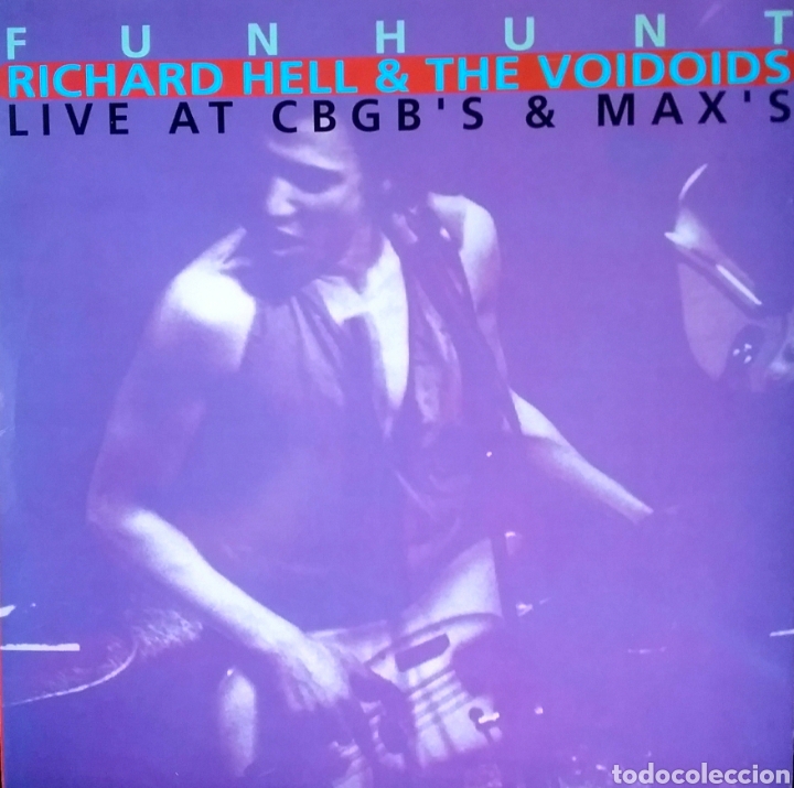 Discos de vinilo: RICHARD HELL & THE VOIDOIDS Live 1978 Lp doble 3 caras - Foto 1