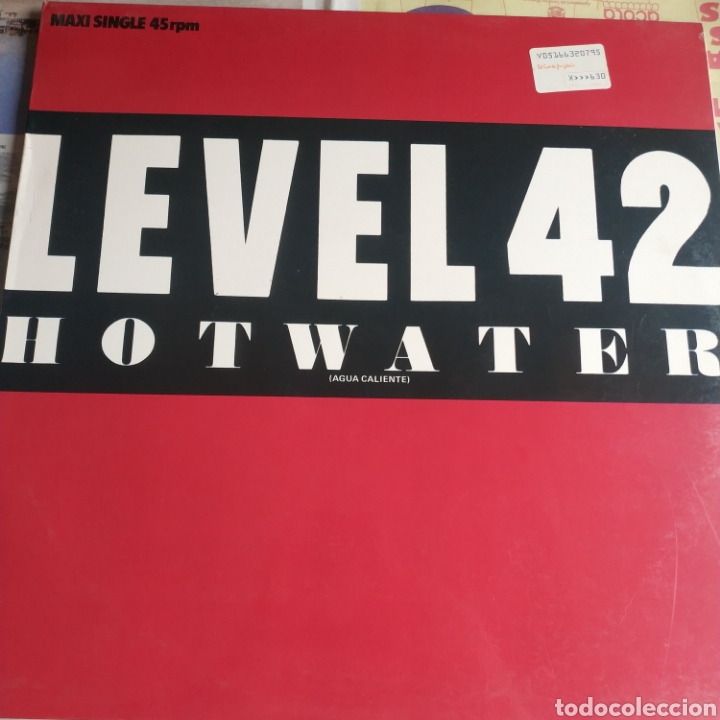 Discos de vinilo: Level 42 hot water - Foto 1