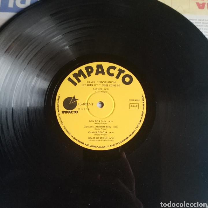 Discos de vinilo: Silver Convention fly Robin fly y otros &eacute;xitos - Foto 3