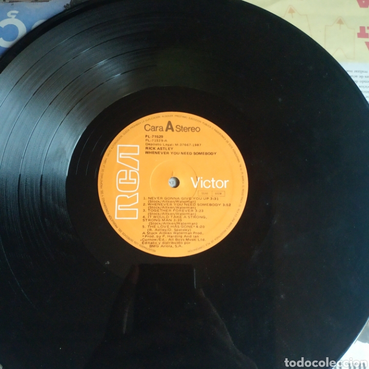 Discos de vinilo: Rick astley whenever you need somebody - Foto 3
