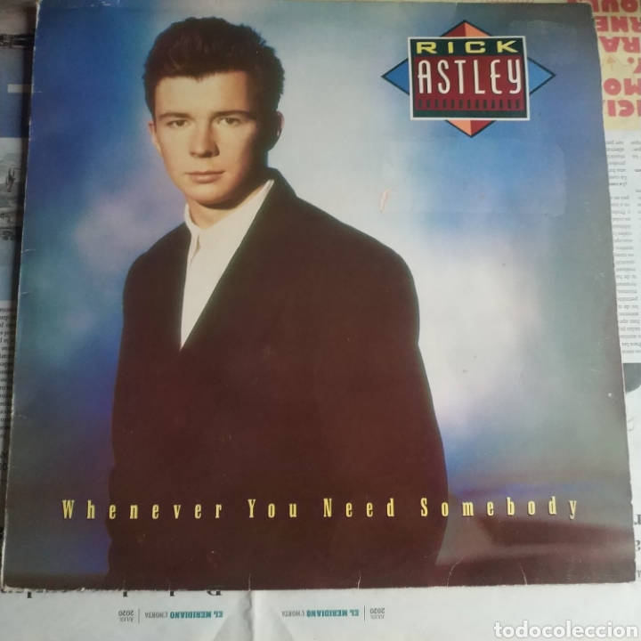 Discos de vinilo: Rick astley whenever you need somebody - Foto 1