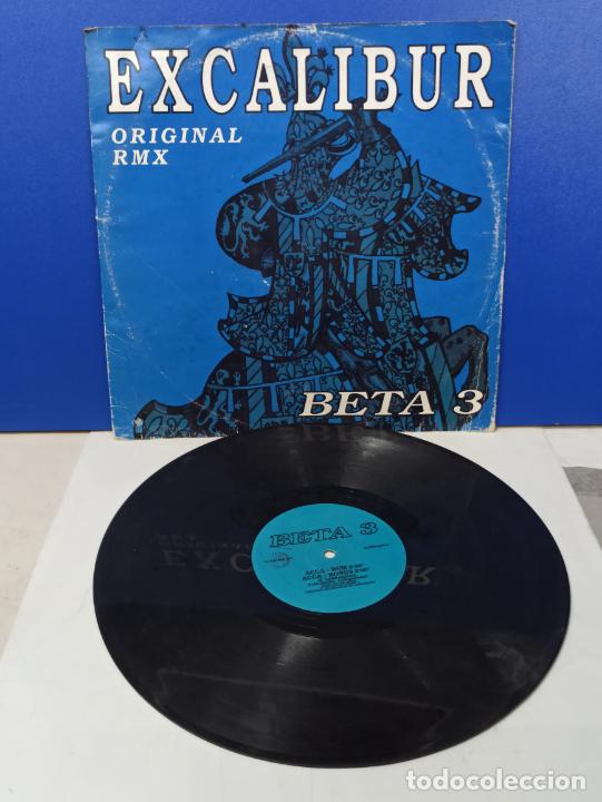 Discos de vinilo: MAXI SINGLE DISCO VINILO - BETA 3 - EXCALIBUR - Foto 1