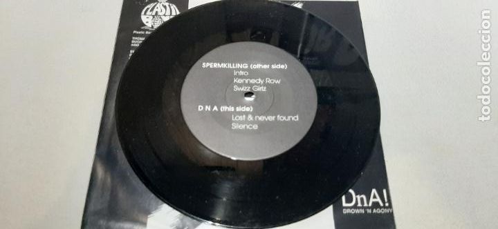 Discos de vinilo: SPERMKILLING SUBSTANCE / DnA! -SPLIT- SINGLE 7&rdquo; - Foto 3