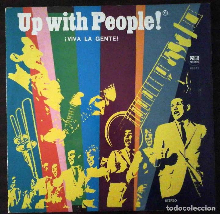 Discos de vinilo: LP Up With People - Viva la gente - Edici&oacute;n venezolana - Venezuela