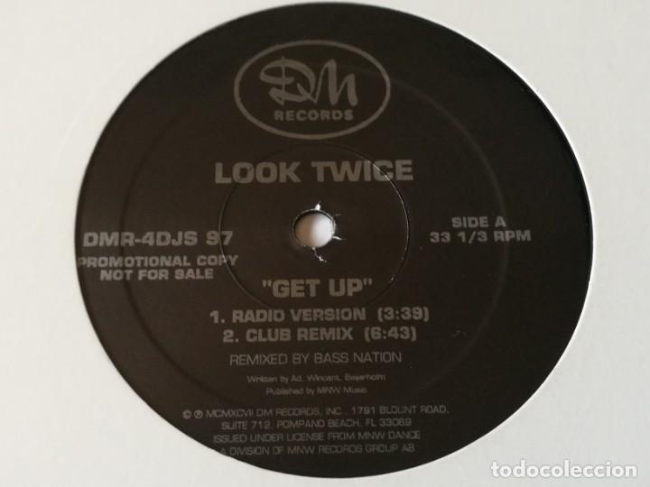 Discos de vinilo: Look Twice - Get Up - 1998 - Foto 1