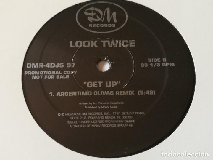 Discos de vinilo: Look Twice - Get Up - 1998 - Foto 2