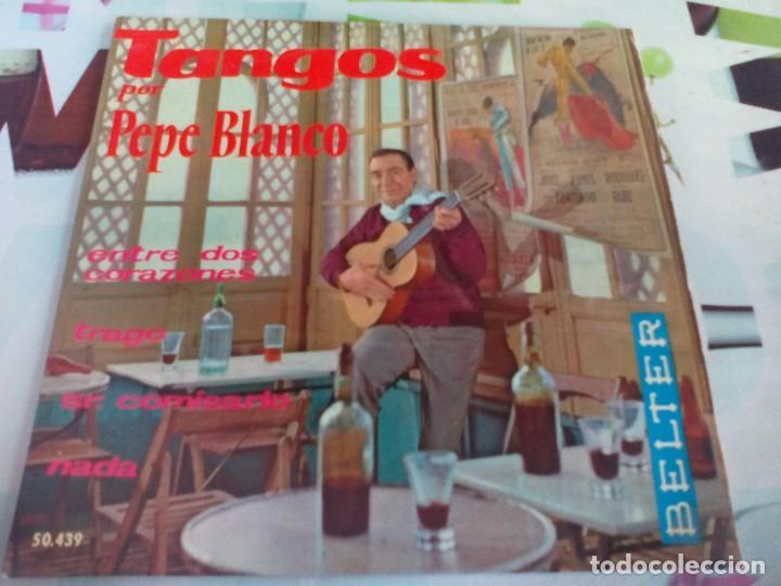 Vinyl-Schallplatten: SG. TANGOS POR PEPE BLANCO 4 temas