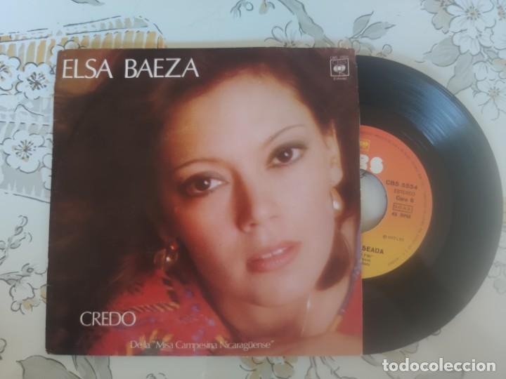 Discos de vinilo: Elsa Baeza Credo 45 rpm - Foto 1
