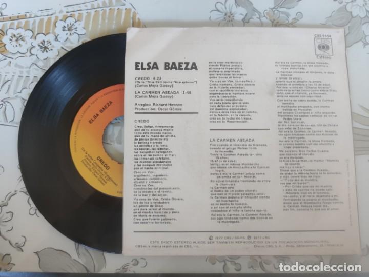 Discos de vinilo: Elsa Baeza Credo 45 rpm - Foto 2