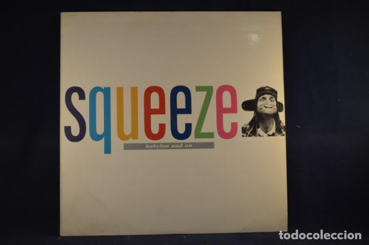 Discos de vinilo: SQUEEZE - BABYLON AND ON - LP - Foto 1