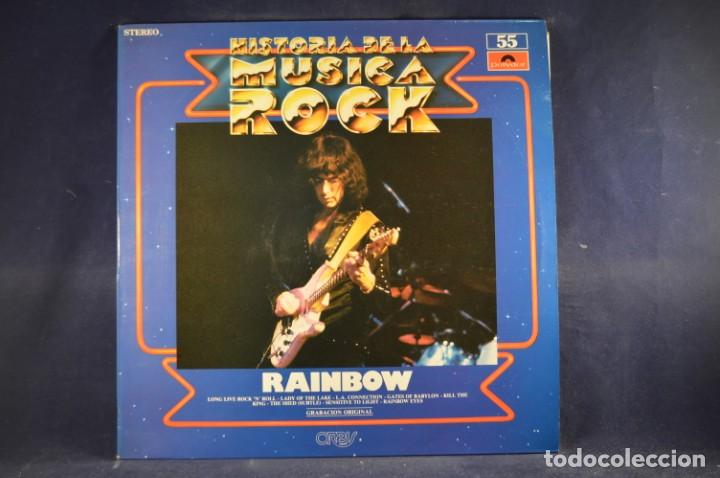 Discos de vinilo: RAINBOW - HISTORIA DE LA M&Uacute;SICA ROCK - LP - Foto 1