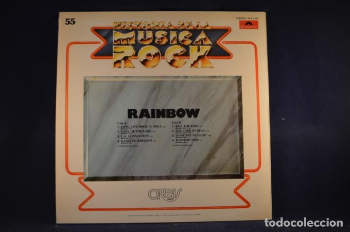 Discos de vinilo: RAINBOW - HISTORIA DE LA M&Uacute;SICA ROCK - LP - Foto 2