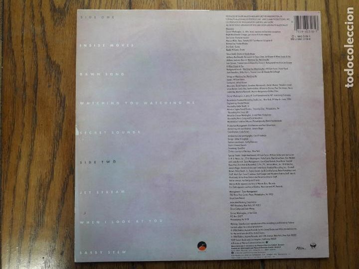 Discos de vinilo: Grover washington jr. - inside moves - Foto 2