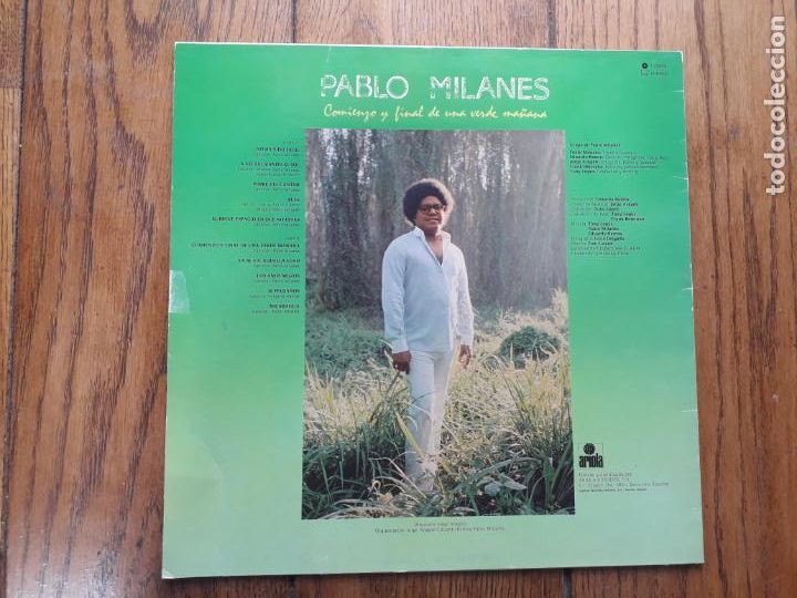 Discos de vinilo: Pablo Milan&eacute;s - comienzo y final de una ma&ntilde;ana verde - Foto 3