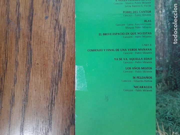 Discos de vinilo: Pablo Milan&eacute;s - comienzo y final de una ma&ntilde;ana verde - Foto 4