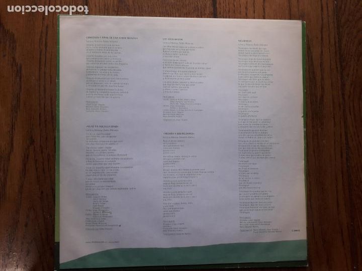 Discos de vinilo: Pablo Milan&eacute;s - comienzo y final de una ma&ntilde;ana verde - Foto 6