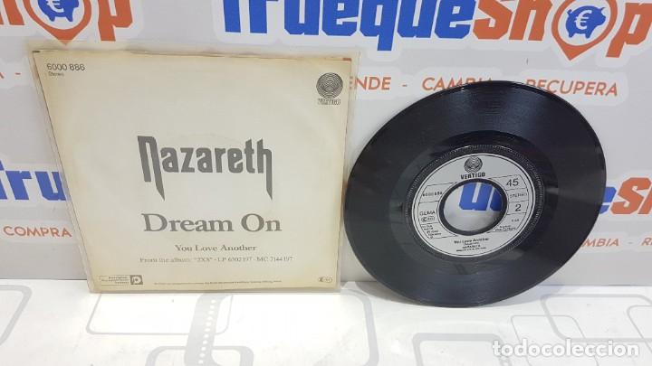 Discos de vinilo: NAZARETH Dream On / You Love Another - Foto 2