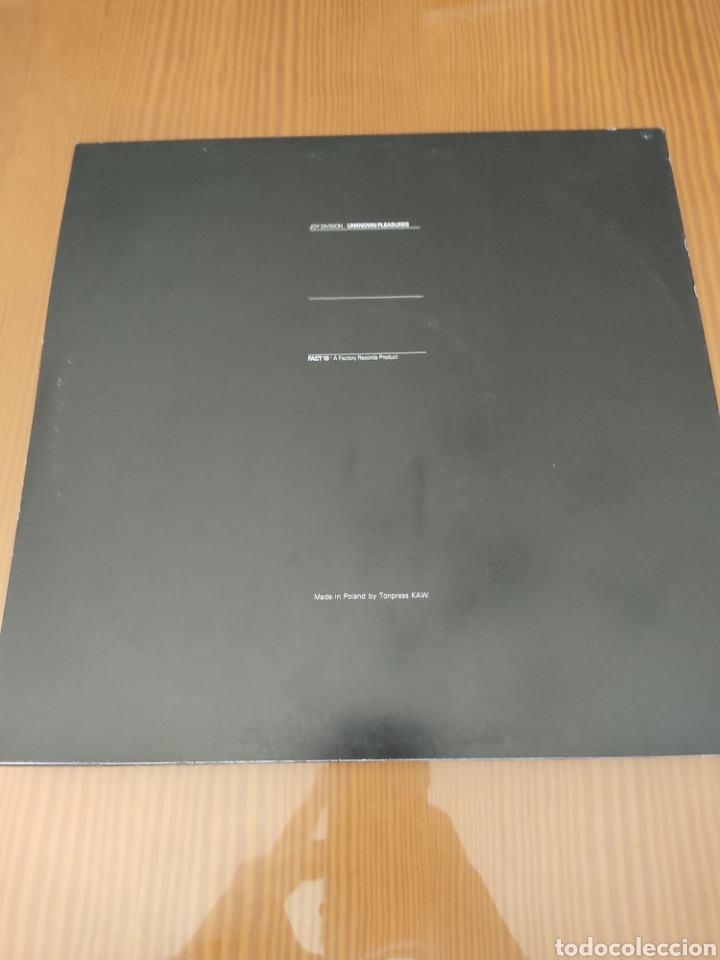 Discos de vinilo: Disco vinilo LP JOY DIVISION &rdquo; Unknown Pleasure &rdquo; edici&oacute;n polaca de 2010 - Foto 2