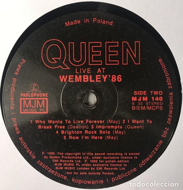 Discos de vinilo: Queen &ndash; Live At Wembley 86 -2 LP - Foto 4