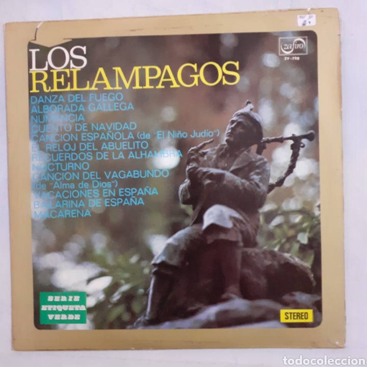 Discos de vinilo: Los Rel&aacute;mpagos. ZV-730. 1975. - Foto 1