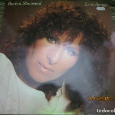Discos de vinilo: BARBRA STREISAND - LOVE SONGS LP - ORIGINAL INGLES - - CBS RECORDS 1981 CON FUNDA INTY. ORIGINAL. Lote 212010762