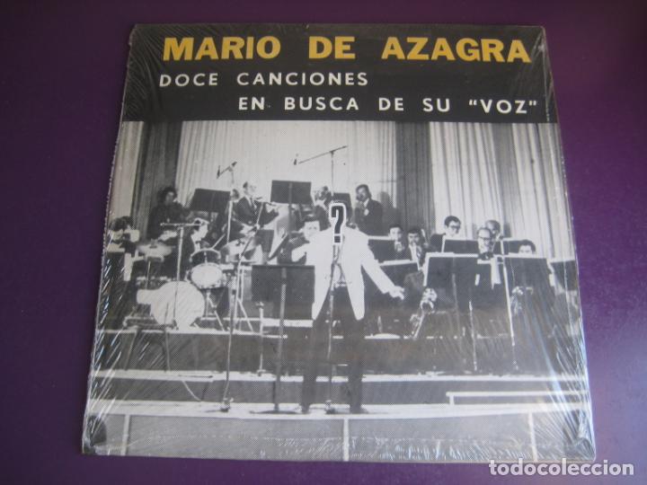 Disques de vinyle: MARIO DE AZAGRA - DOCE CANCIONES EN BUSCA DE SU VOZ - LP BALADA MELODICA URUGUAY